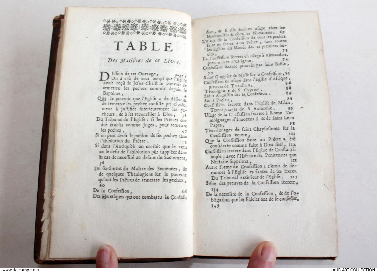 EO 1697 SUITE DE LA SCIENCE DES CONFESSEURS OU L'ANCIENNE DISCIPLINE DE L'EGLISE / ANCIEN LIVRE XVIIe SIECLE (2603.179) - Tot De 18de Eeuw