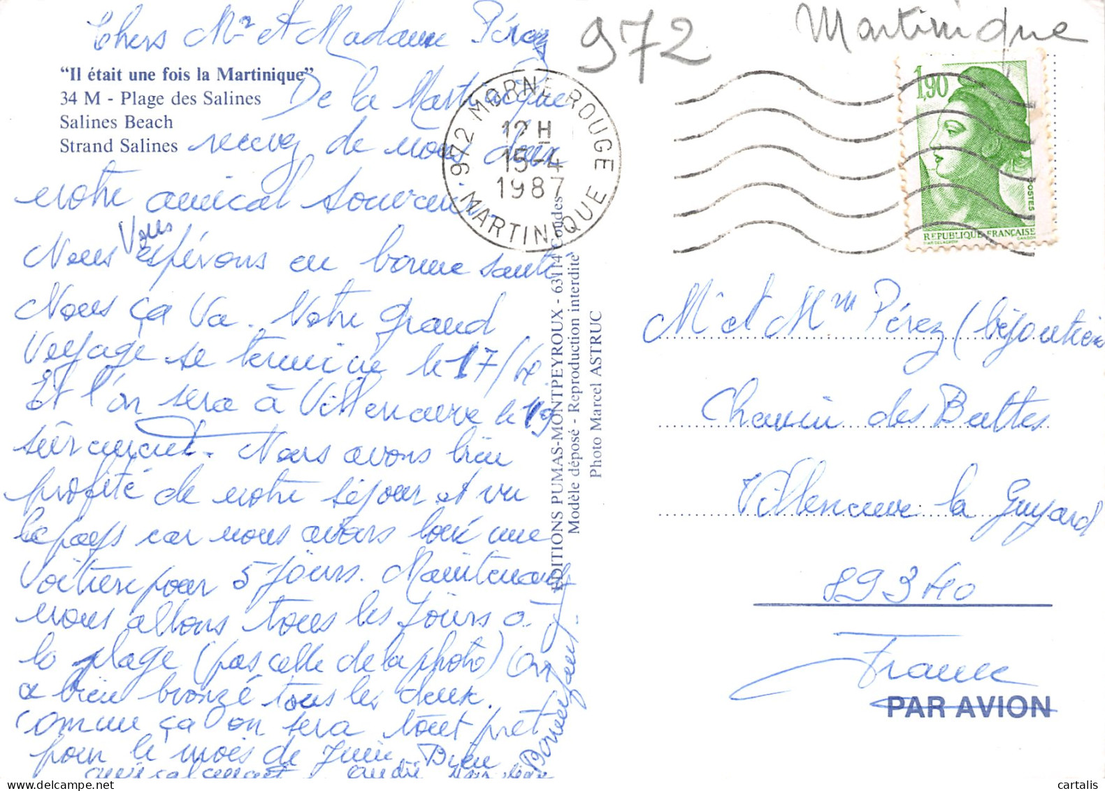 972-MARTINIQUE-N°3823-C/0031 - Other & Unclassified