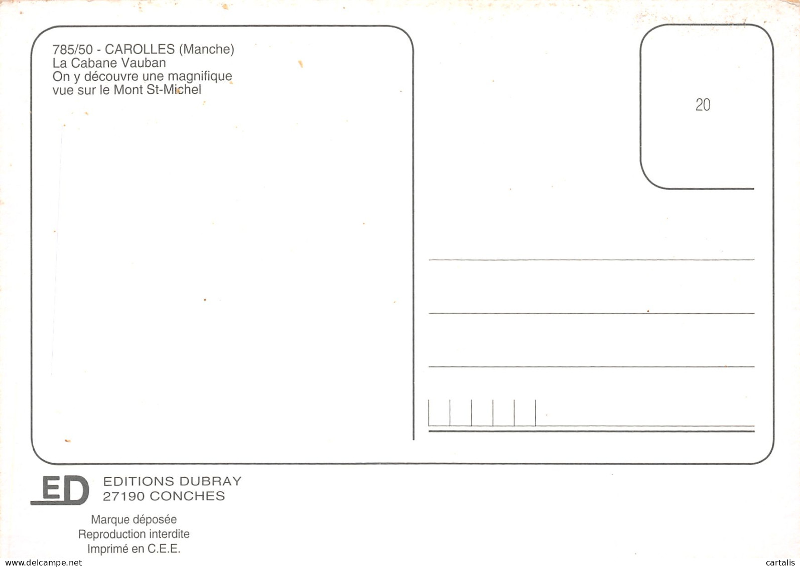 50-CAROLLES-N°3823-B/0325 - Sonstige & Ohne Zuordnung