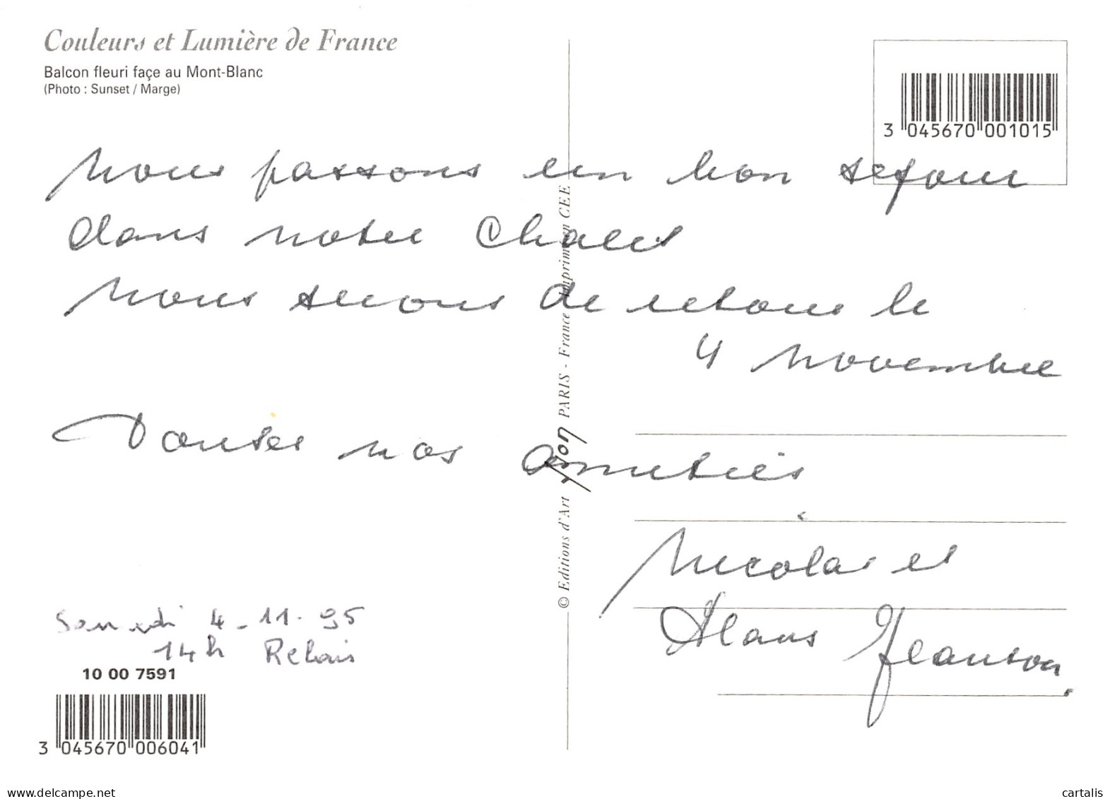 74-MONT BLANC-N°3823-B/0287 - Other & Unclassified