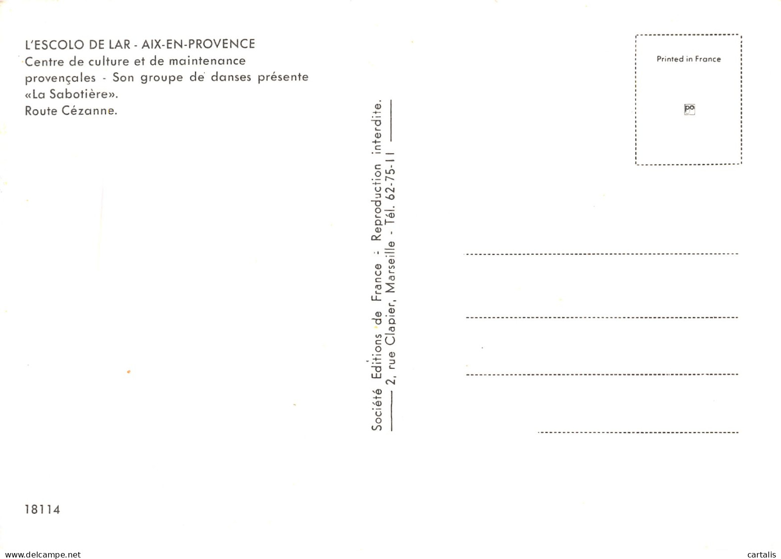 13-AIX EN PROVENCE-N°3823-B/0213 - Aix En Provence