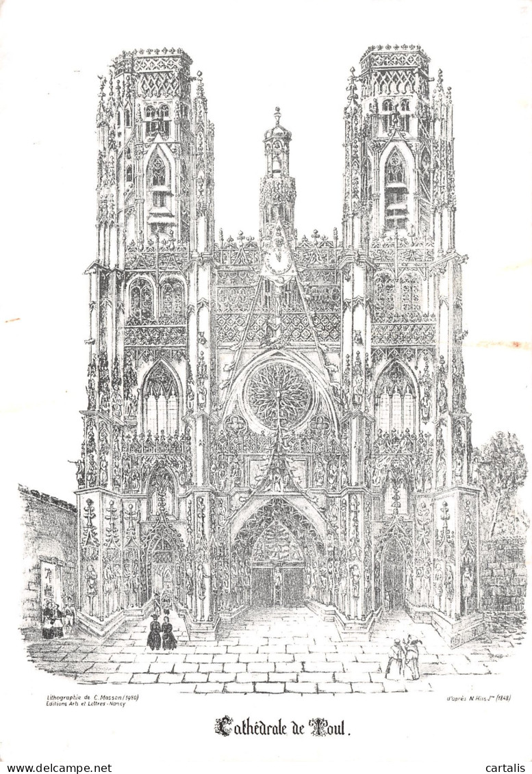 54-TOUL CATHEDRALE-N°3823-B/0137 - Toul