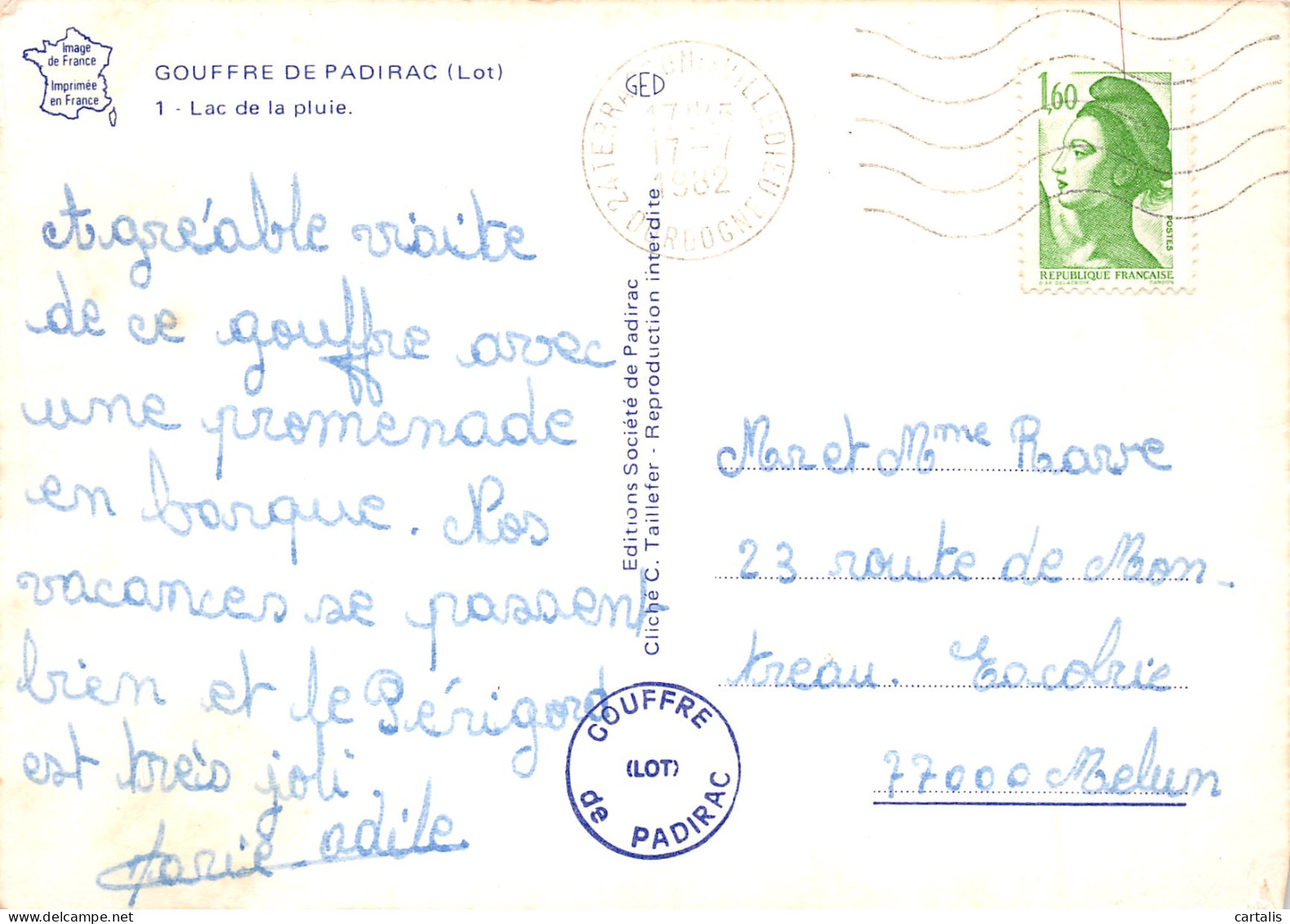 46-GOUFFRE DE PADIRAC-N°3823-B/0009 - Andere & Zonder Classificatie