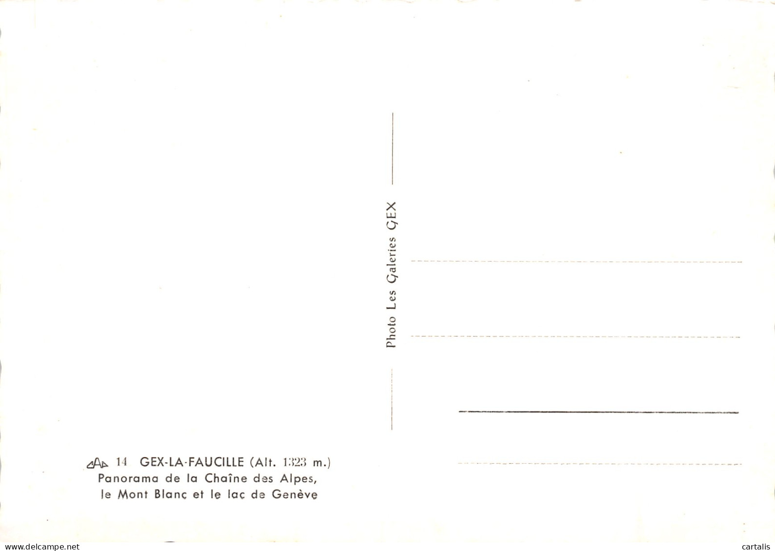 01-GEX LA FAUCILLE-N°3823-A/0387 - Gex