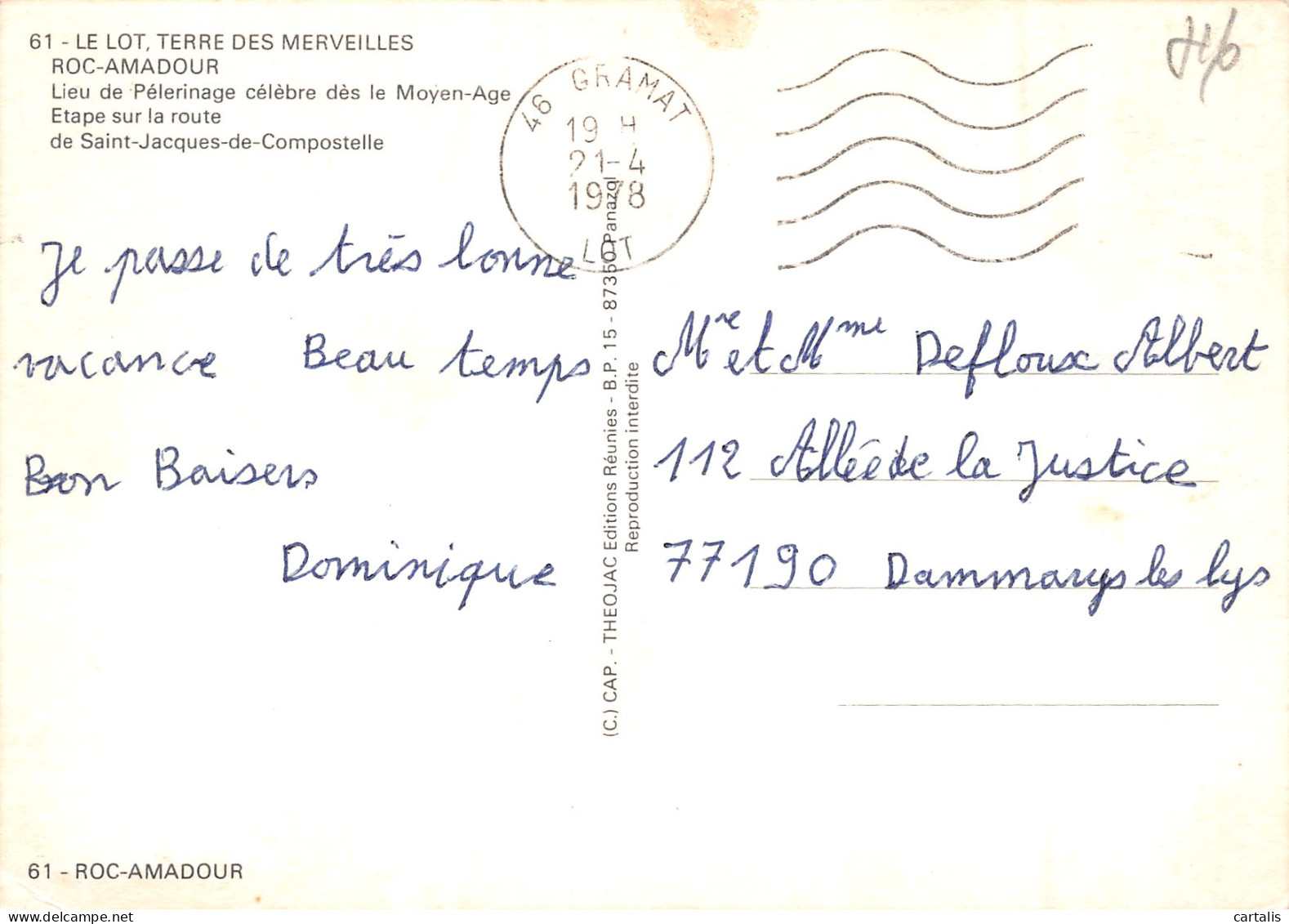 46-ROCAMADOUR-N°3823-A/0161 - Rocamadour