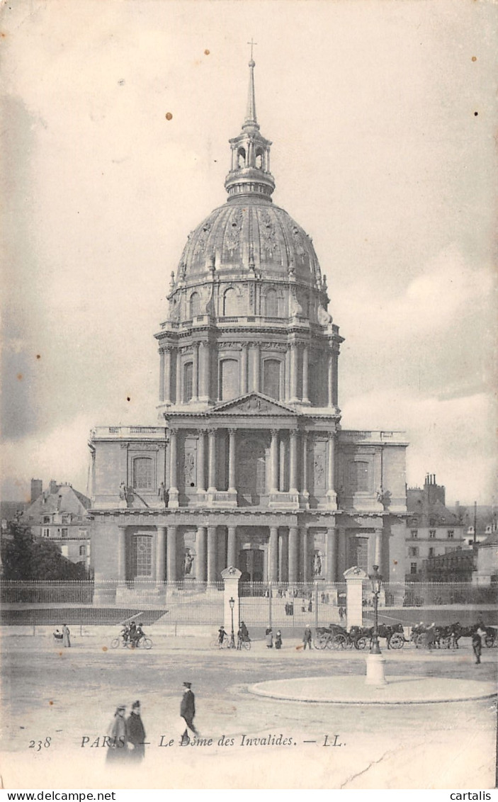 75-PARIS LE DOME DES INVALIDES-N°3823-E/0179 - Autres & Non Classés