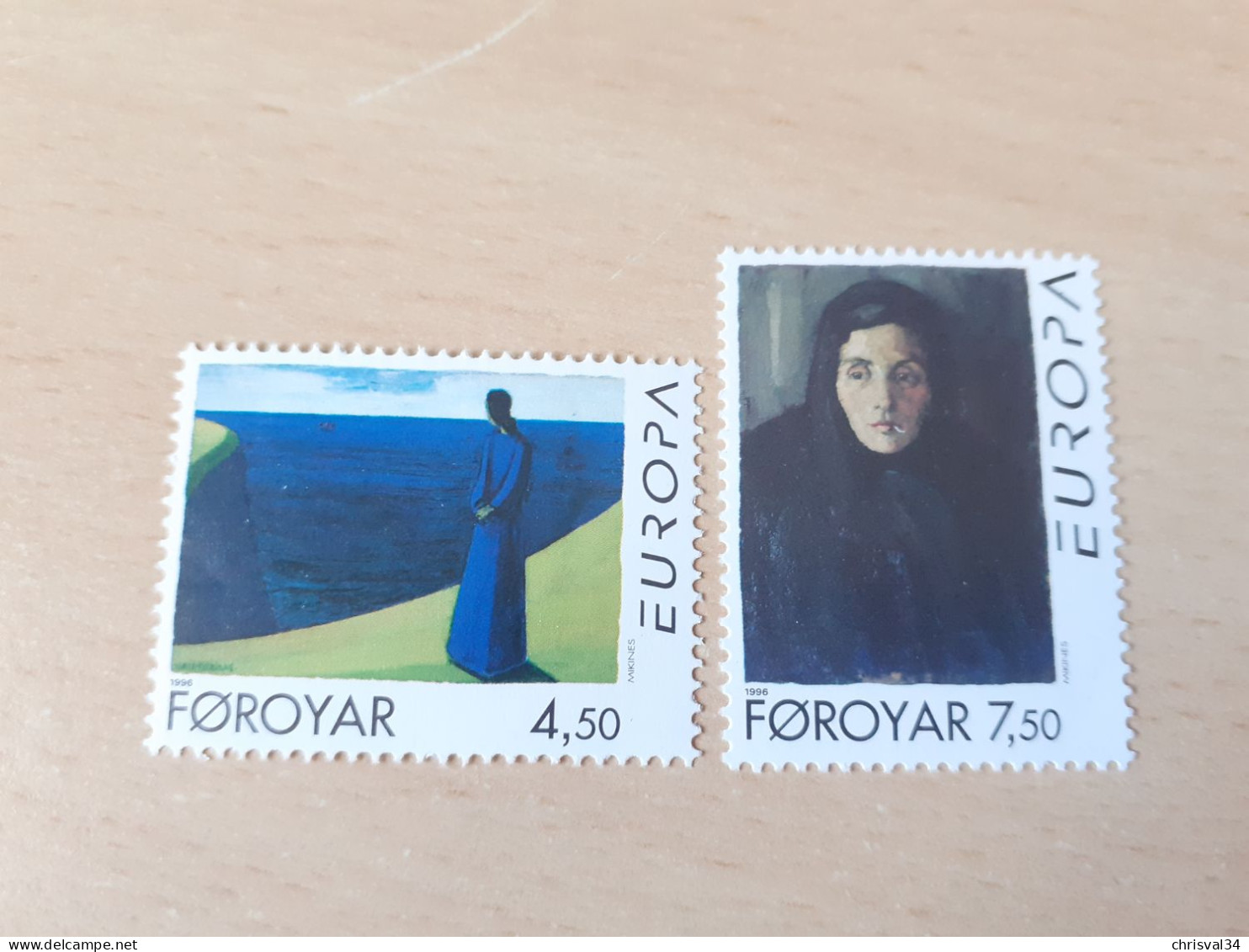 TIMBRES   FEROE    ANNEE  1996     N  294  /  295    COTE  6,50  EUROS   NEUFS  LUXE** - Faroe Islands