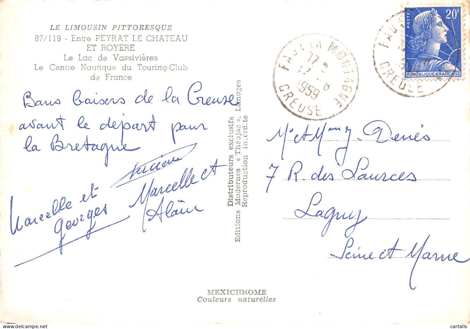 23-CREUSE-N°3824-C/0165 - Other & Unclassified