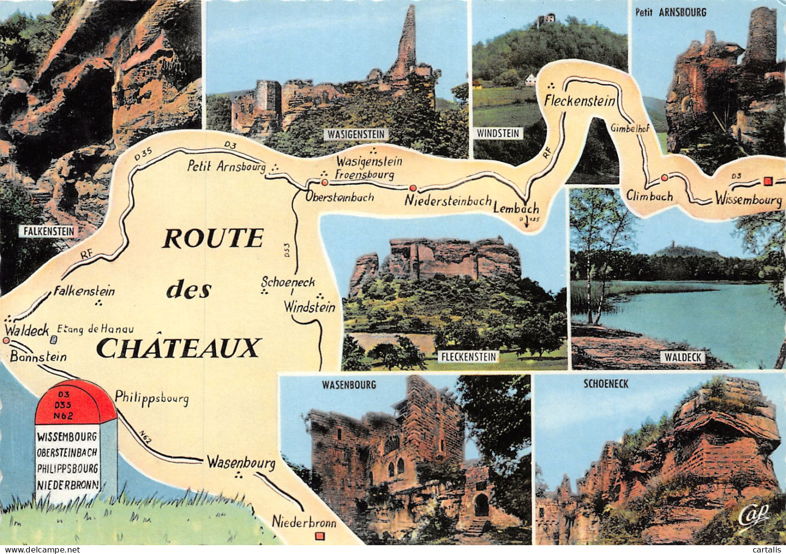 67-ROUTE DES CHATEAUX-N°3824-C/0163 - Autres & Non Classés