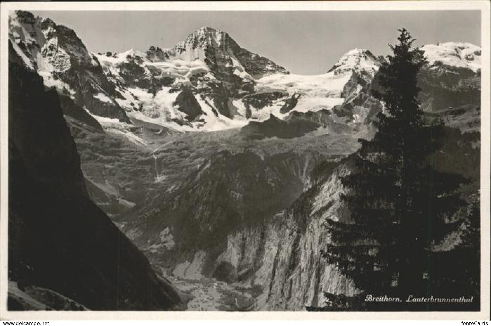 11337304 Lauterbrunnental Breithorn Lauterbrunnental - Andere & Zonder Classificatie