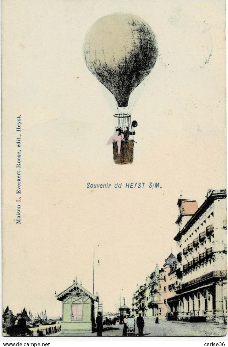 Souvenir De Heyst S/M Circulée En 1907 - Heist