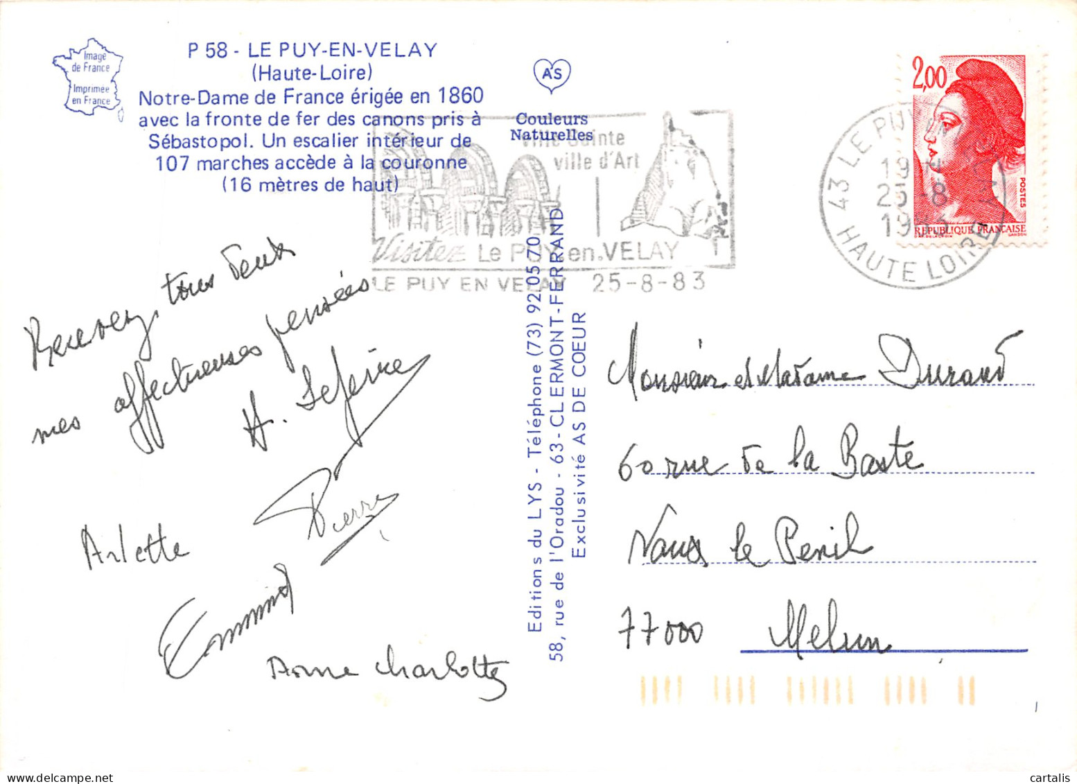 43-LE PUY EN VELAY-N°3824-A/0261 - Le Puy En Velay