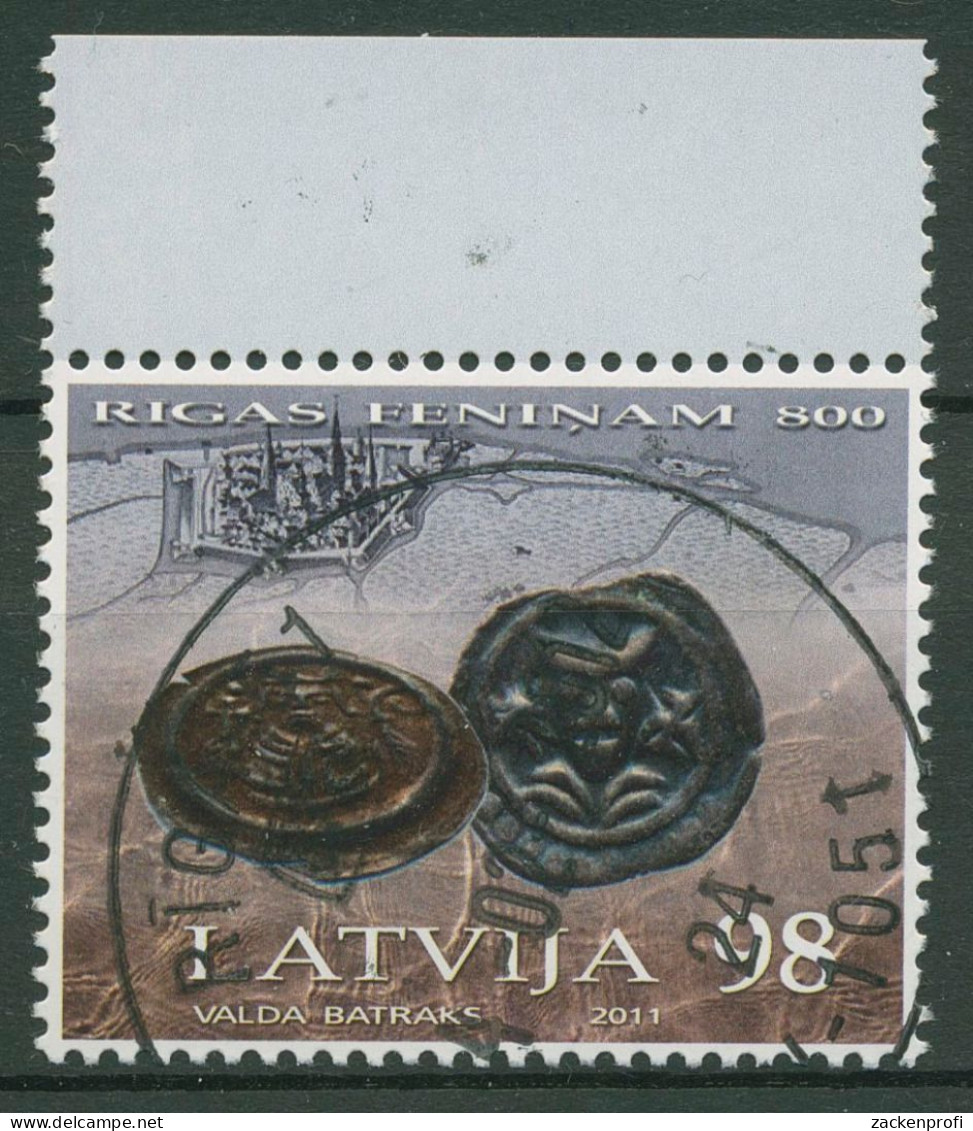 Lettland 2011 Münzen Rigaer Pfennig 808 Gestempelt - Latvia