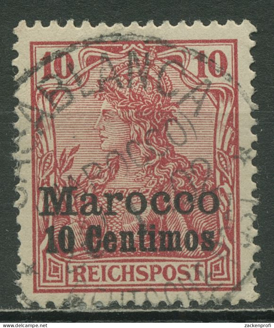 Deutsche Post In Marokko 1900/03 Germania Mit Aufdruck 9 Mit Stempel CASABLANCA - Deutsche Post In Marokko