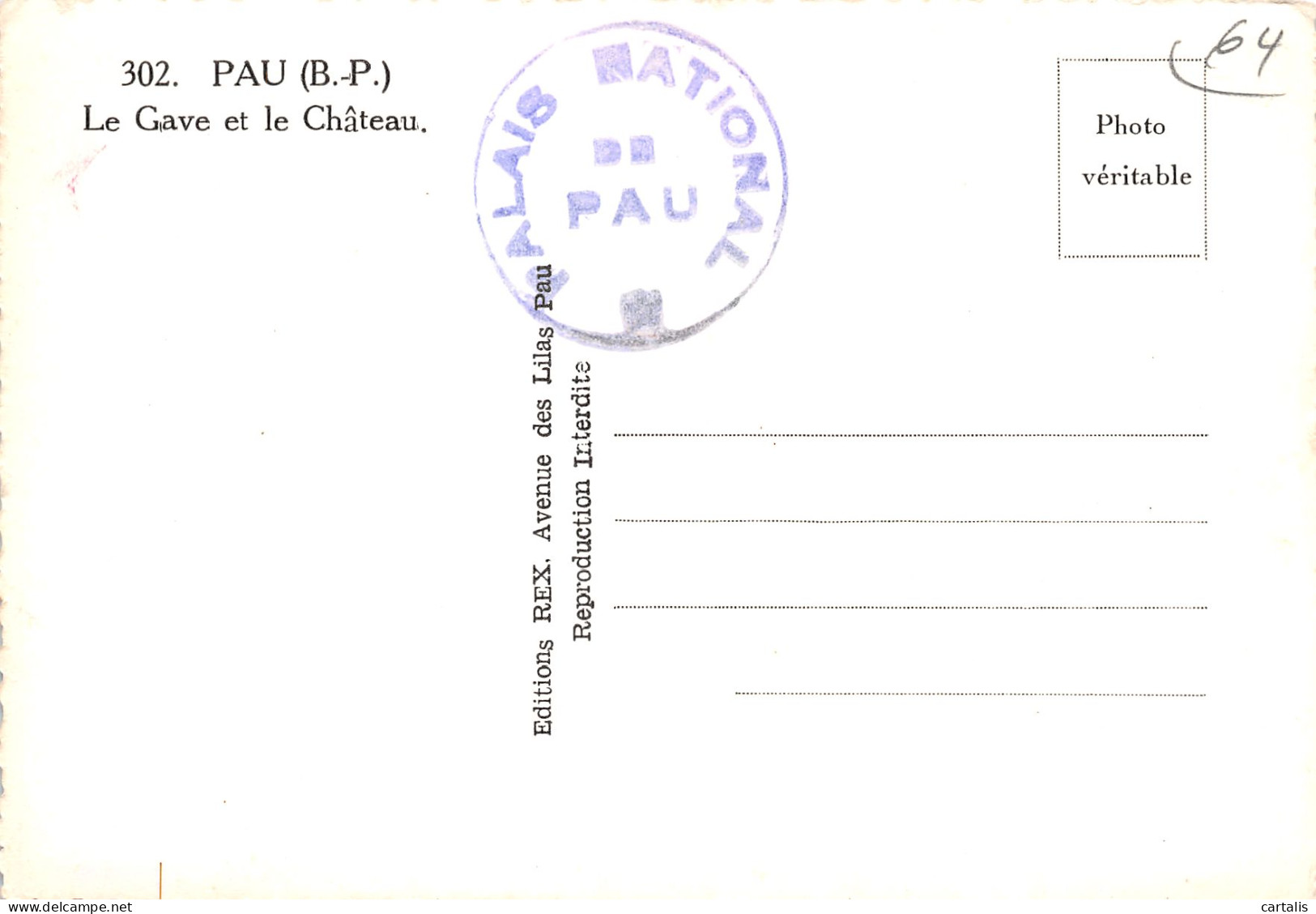 64-PAU-N°3825-A/0017 - Pau