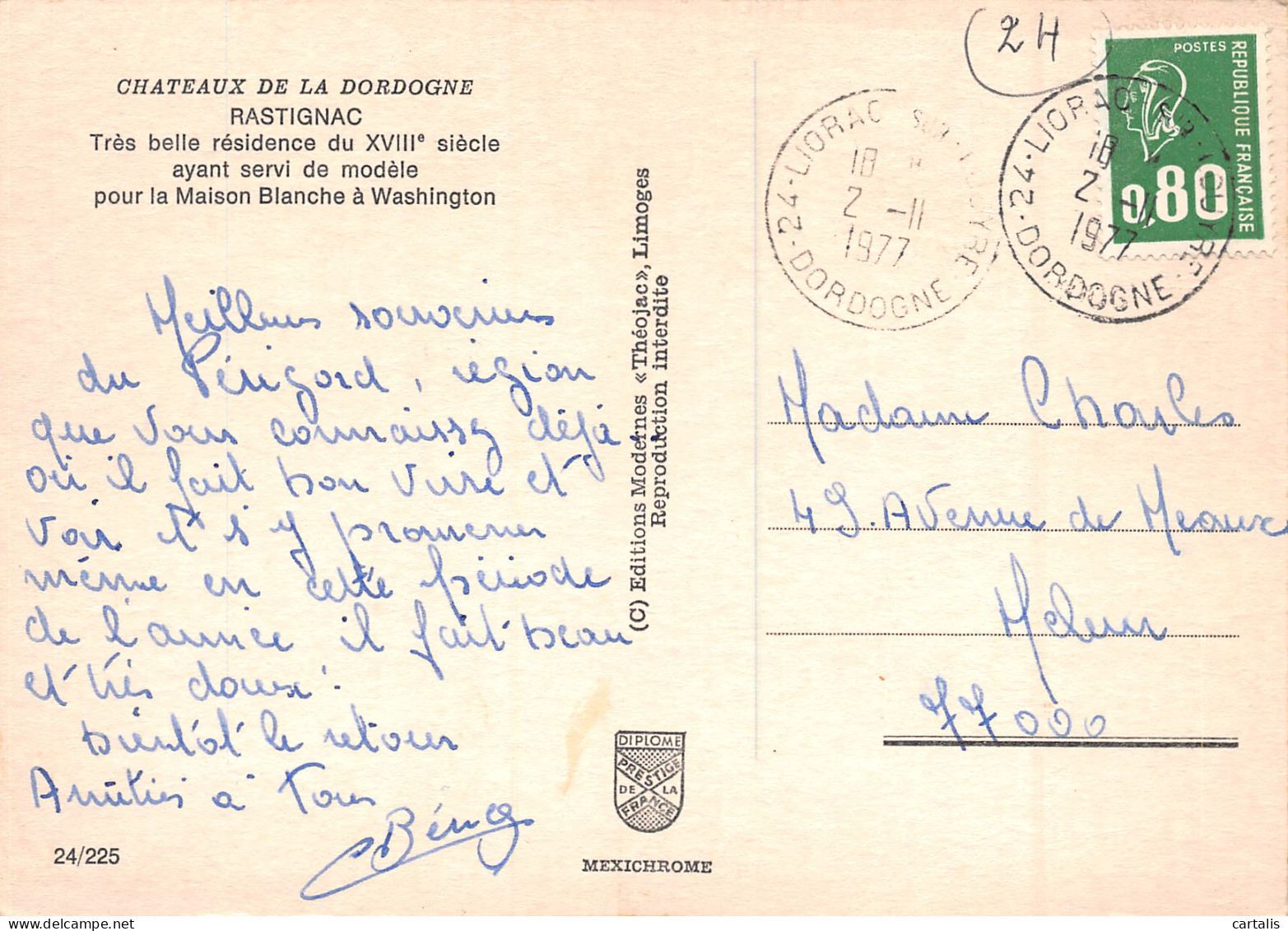 24-RASTIGNAC-N°3824-D/0323 - Andere & Zonder Classificatie