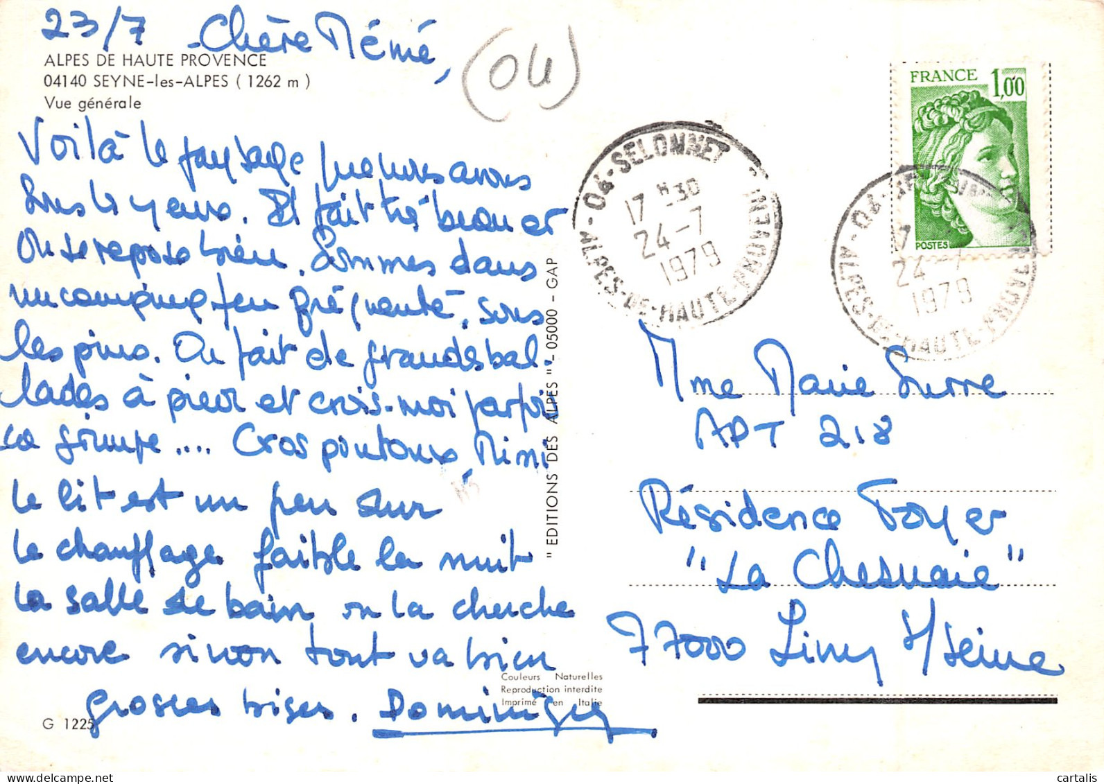 04-SEYNE LES ALPES-N°3824-D/0165 - Other & Unclassified