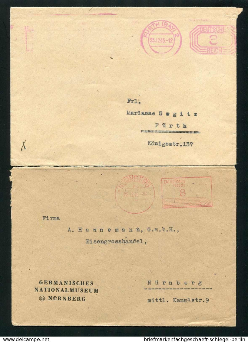 Amerik.+Brit. Zone (Bizone), 1945, AFS, Brief - Lettres & Documents