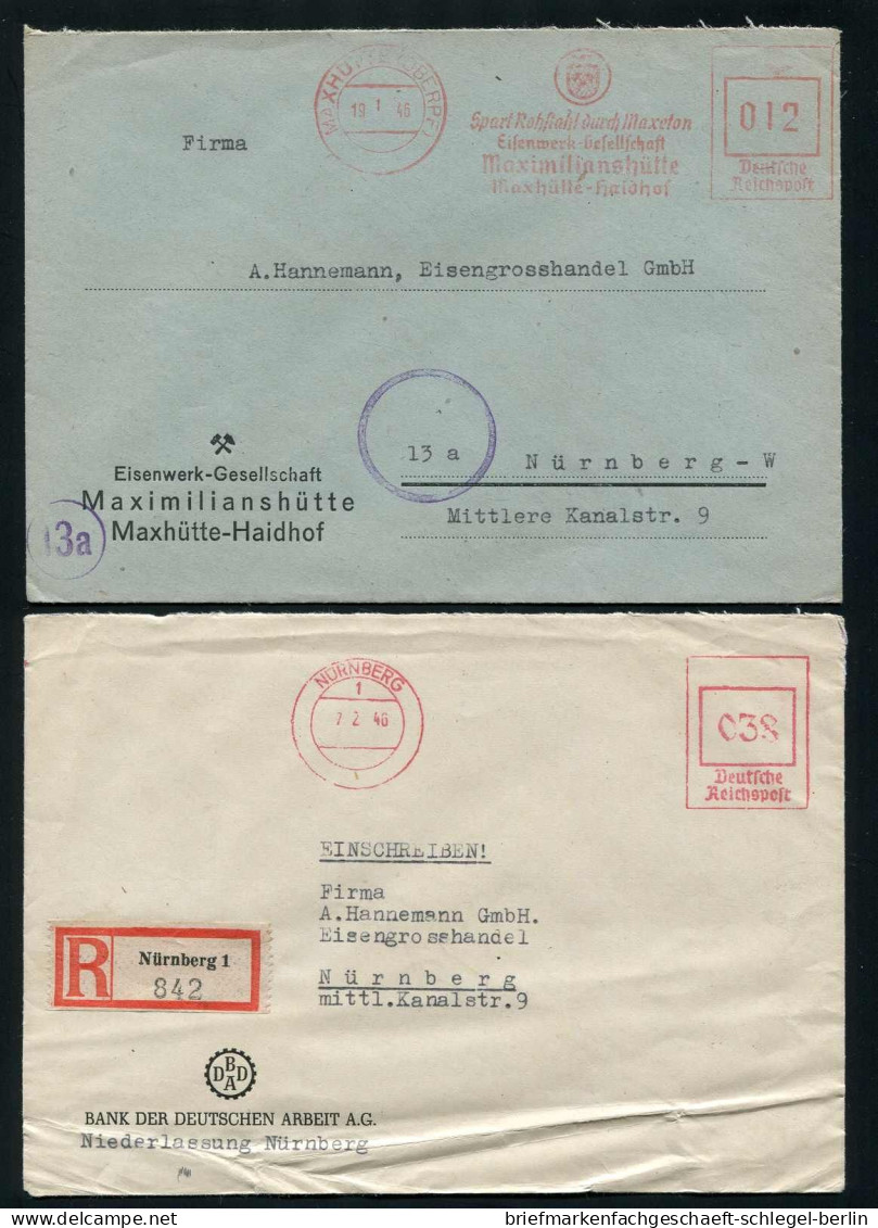 Amerik.+Brit. Zone (Bizone), 1945, AFS, Brief - Storia Postale