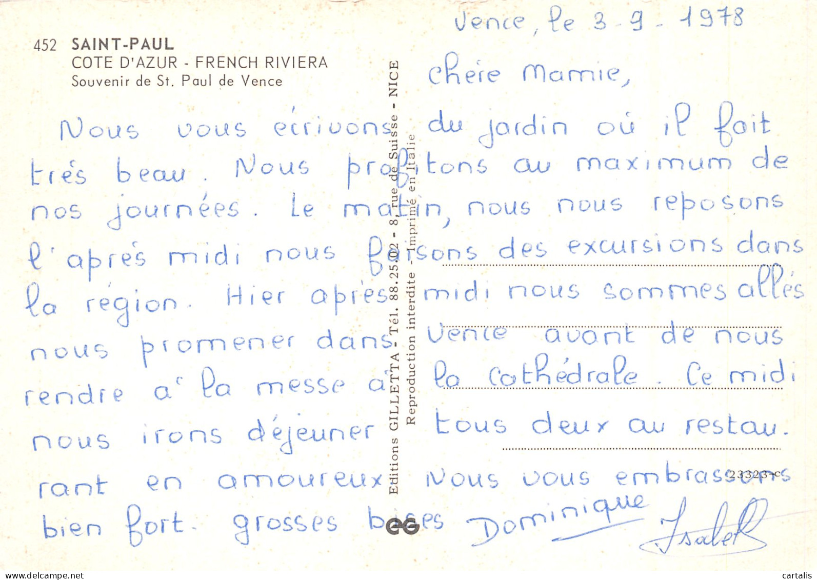 06-SAINT PAUL-N°3824-D/0047 - Poste Aérienne
