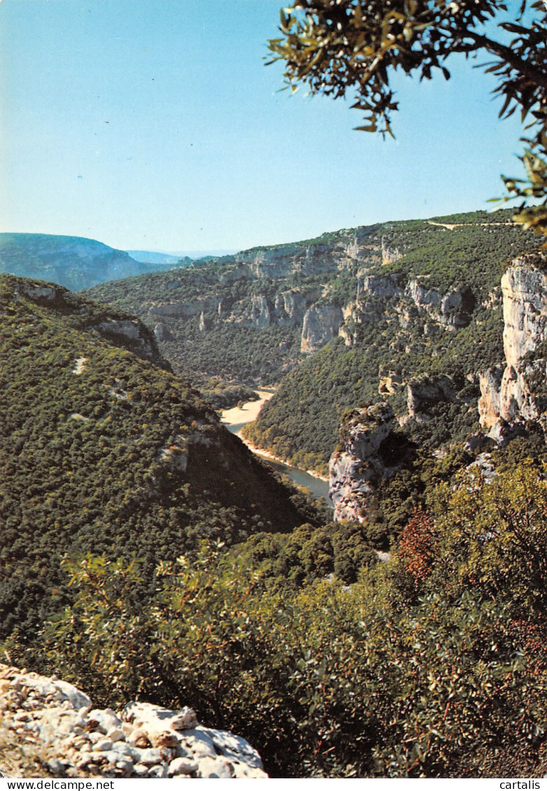 07-LES GORGES DE L ARDECHE L AIGUILLE DE MORSANNE-N°3824-C/0379 - Autres & Non Classés