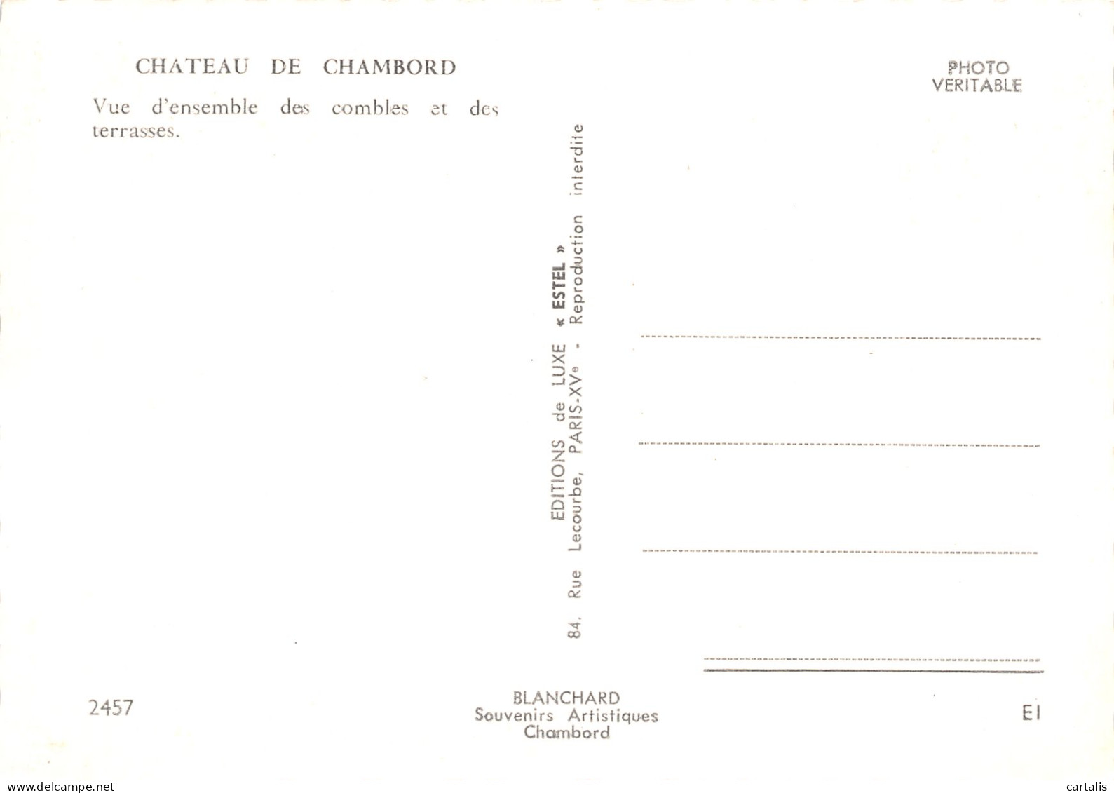 41-CHAMBORD-N°3825-C/0291 - Chambord