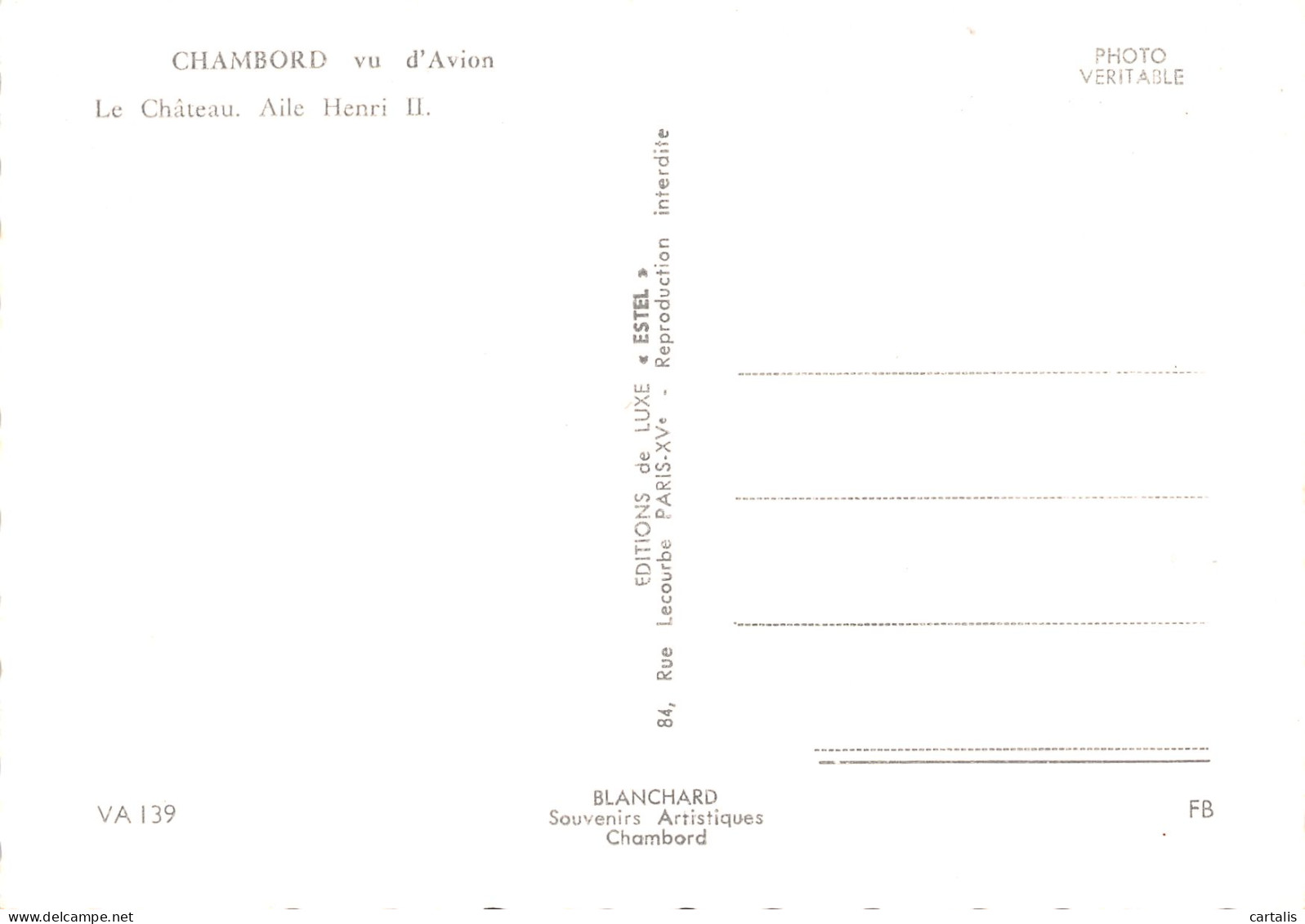 41-CHAMBORD-N°3825-C/0289 - Chambord