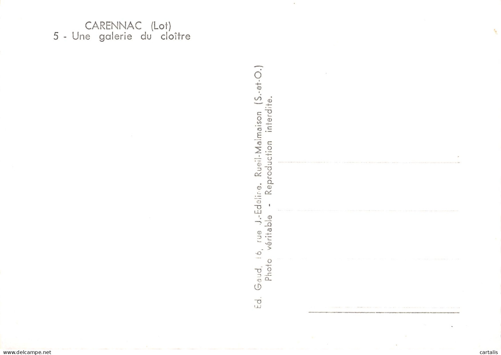 46-CARENNAC-N°3825-C/0267 - Altri & Non Classificati