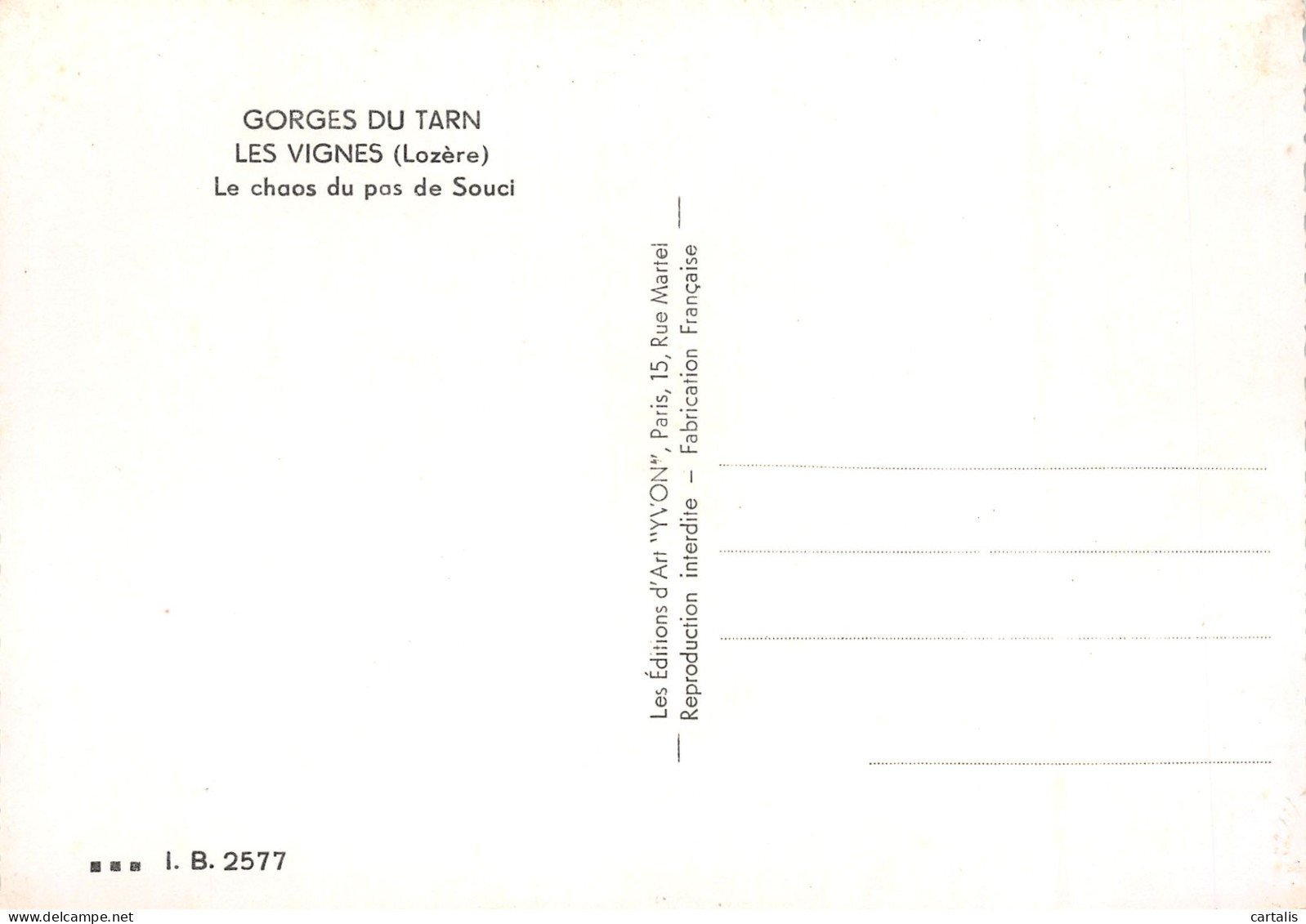 48-LES VIGNES-N°3825-C/0237 - Other & Unclassified