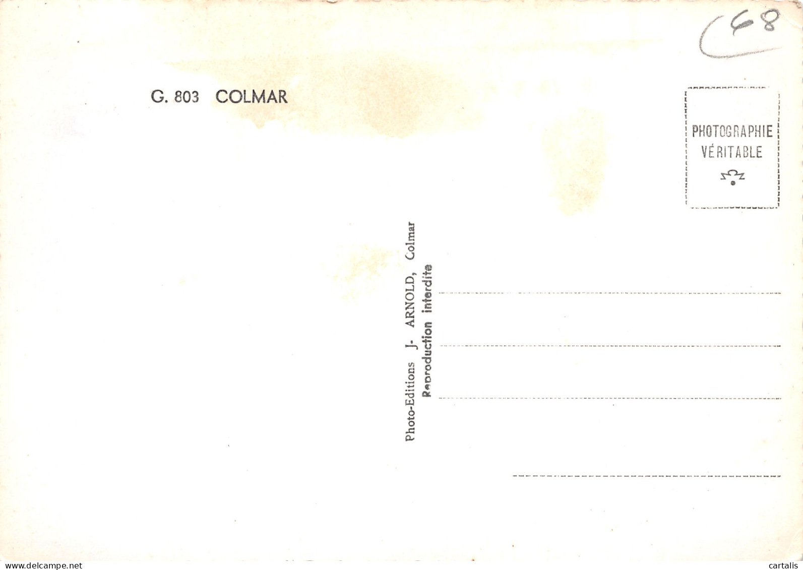 68-COLMAR-N°3825-C/0137 - Colmar