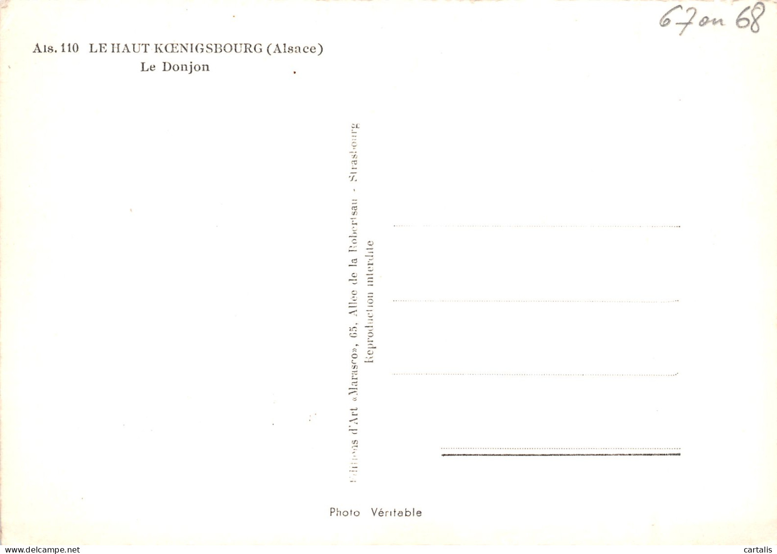 67-LE HAUT KOENIGSBOURG-N°3825-C/0127 - Other & Unclassified