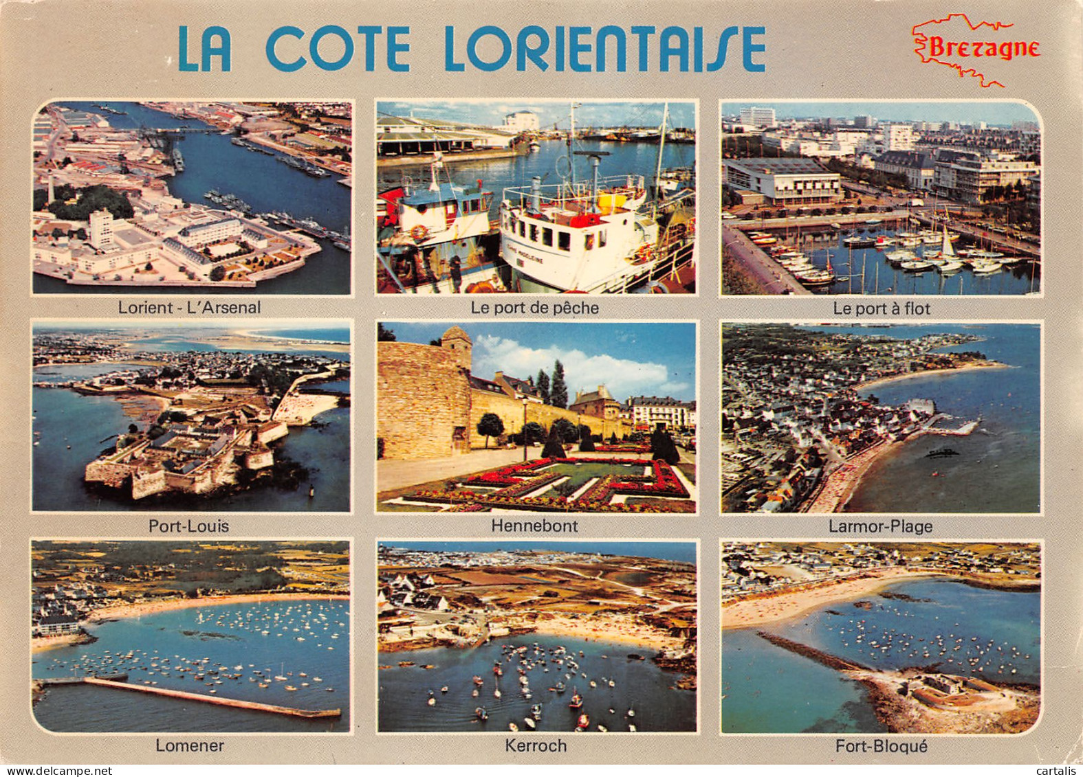 56-LA COTE LORIENTAISE-N°3825-C/0103 - Other & Unclassified