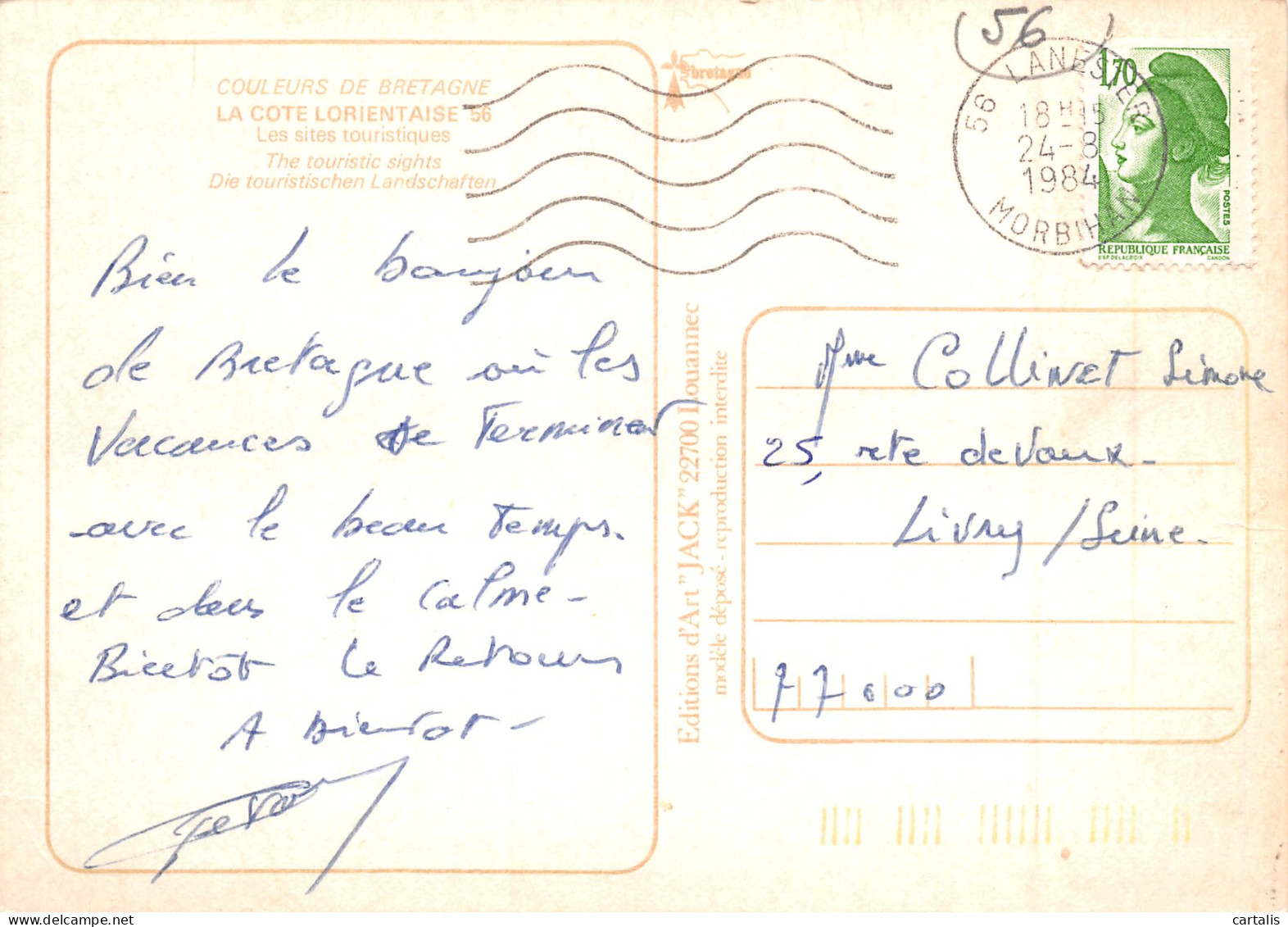 56-LA COTE LORIENTAISE-N°3825-C/0103 - Andere & Zonder Classificatie