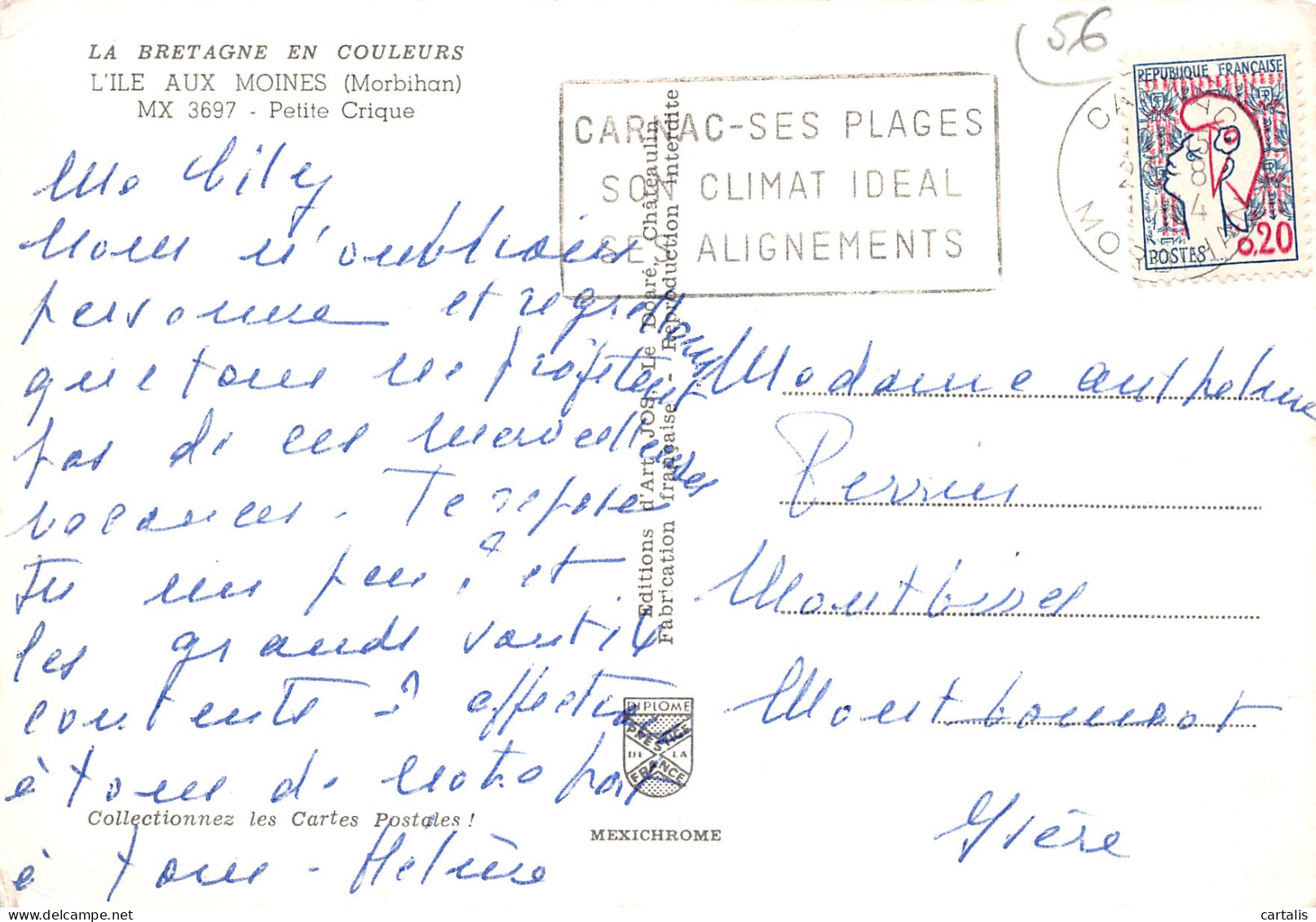 56-L ILE AUX MOINES-N°3825-C/0035 - Other & Unclassified