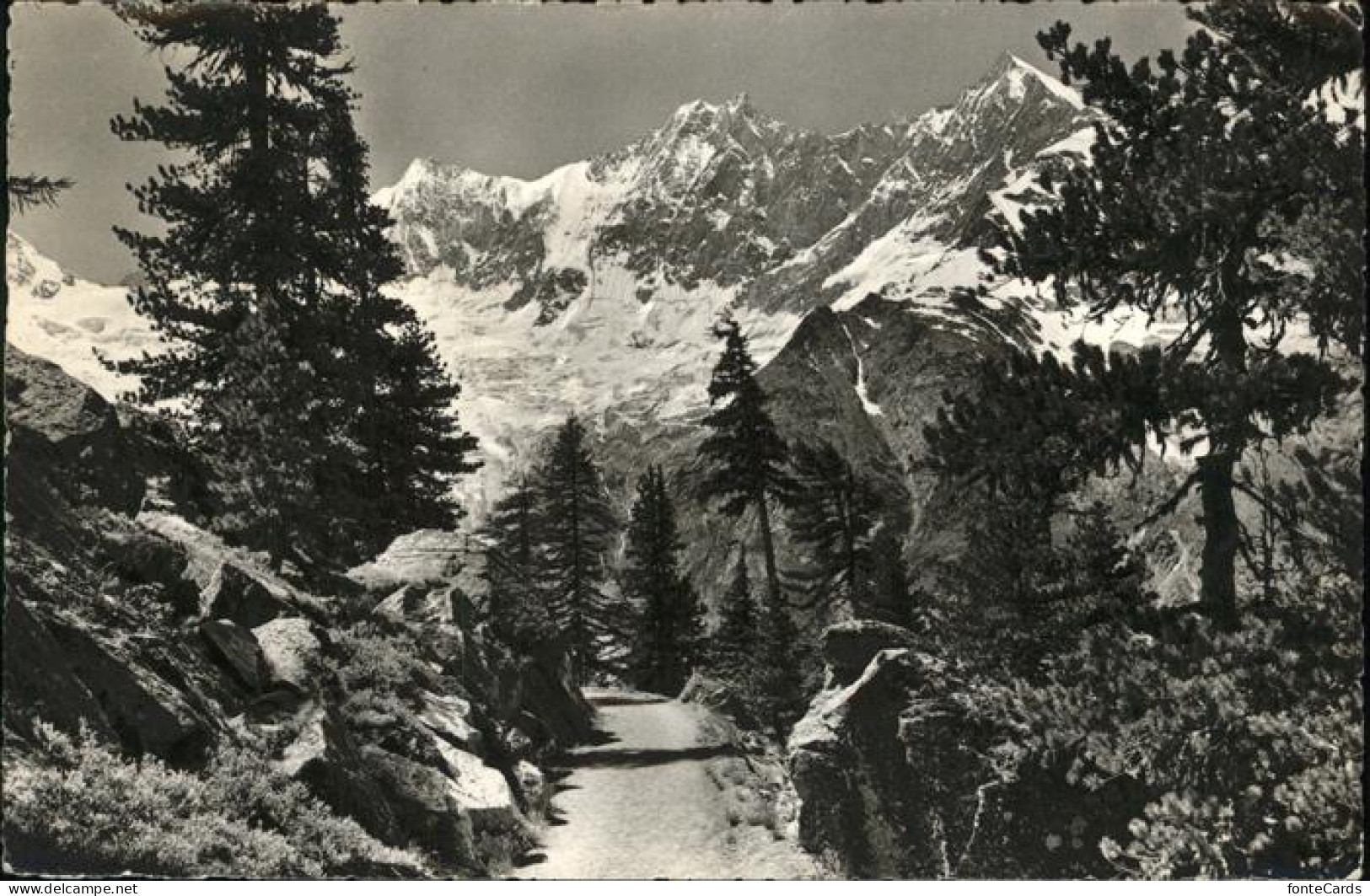 11337257 Saas-Fee Blick Vom Weg Nach Plattjen Saas Fee - Autres & Non Classés