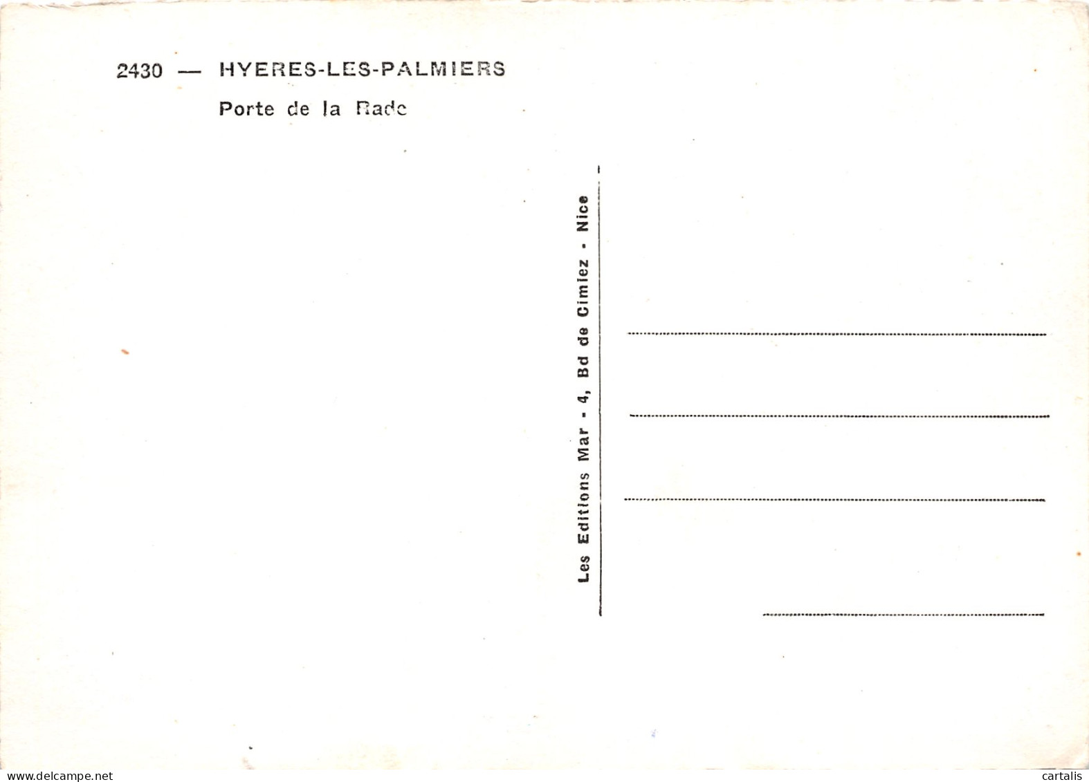 83-HYERES LES PALMIERS-N°3825-B/0273 - Hyeres
