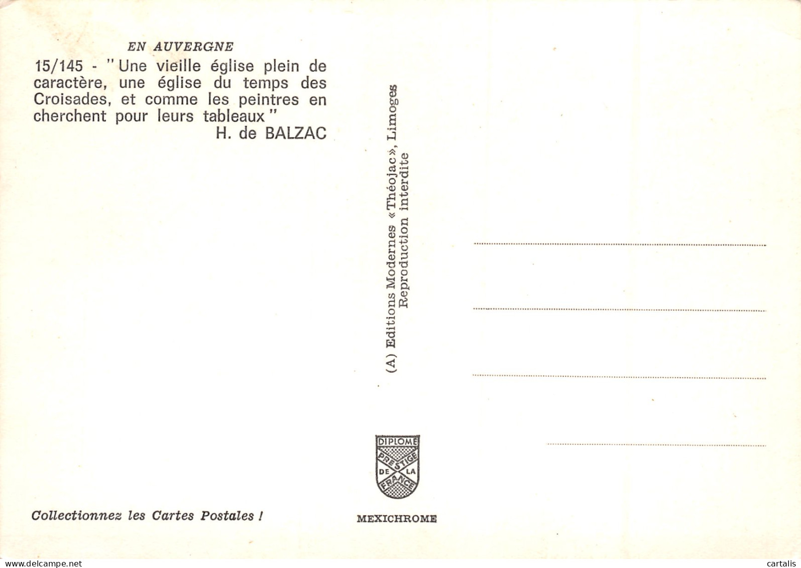 15-AUVERGNE-N°3825-B/0241 - Other & Unclassified