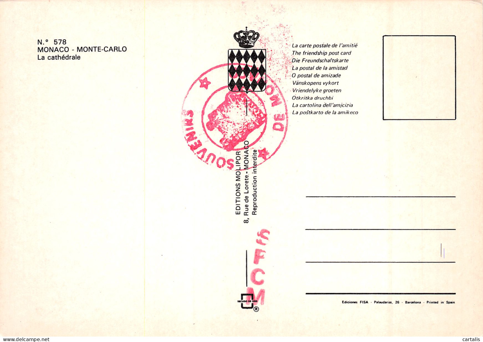 06-MONACO-N°3825-B/0193 - Other & Unclassified