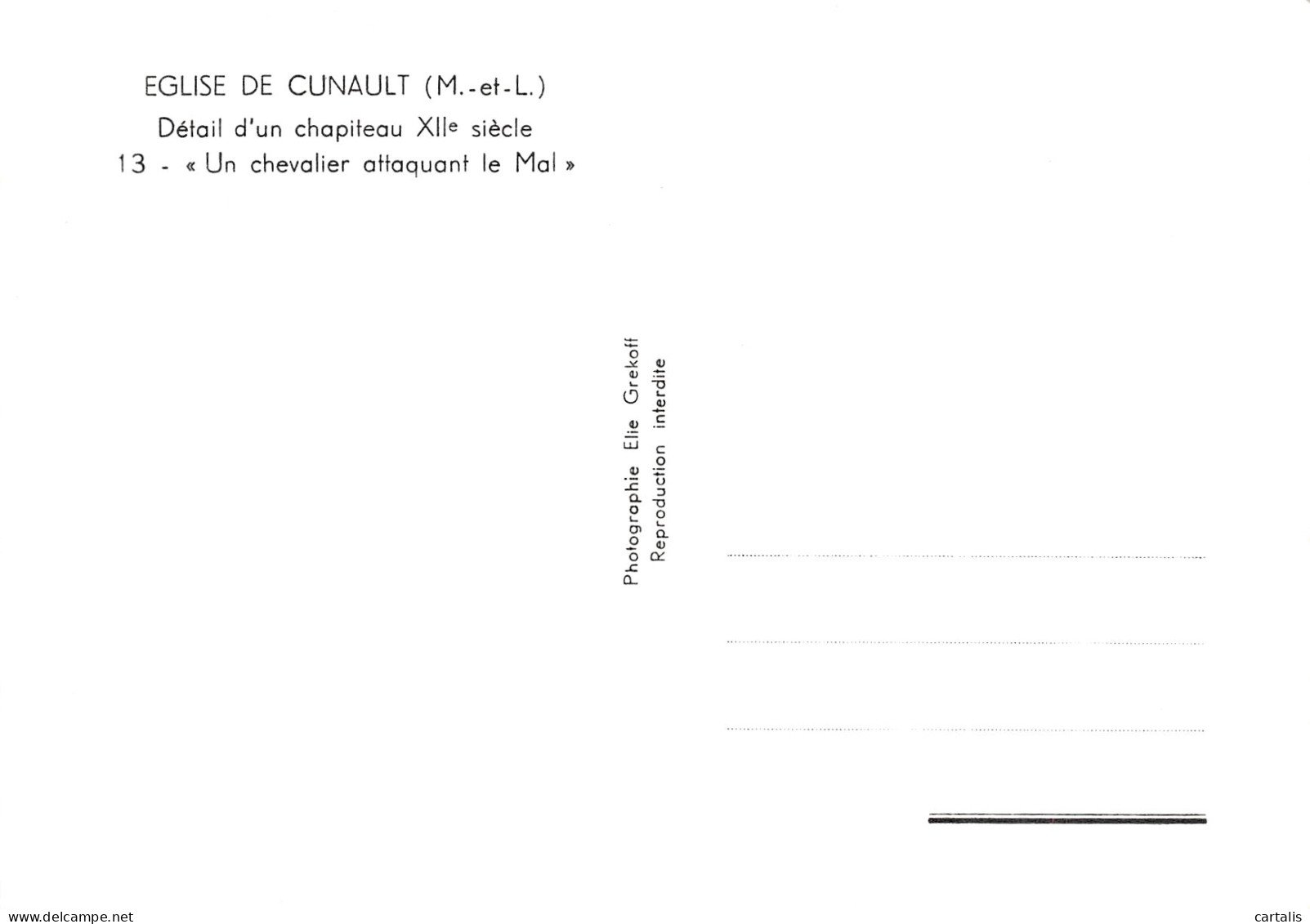 49-CUNAULT EGLISE-N°3825-B/0075 - Other & Unclassified