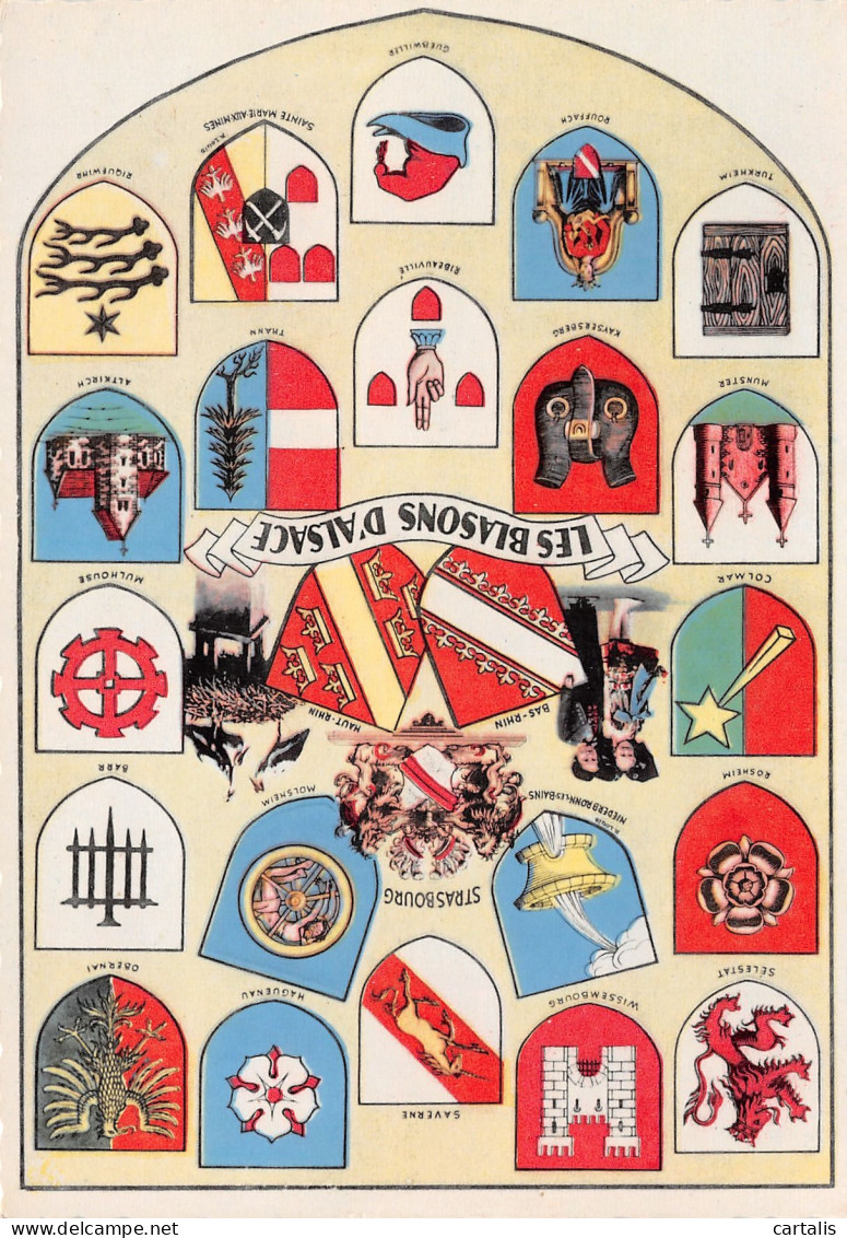 67-BLASONS ALSACE-N°3825-A/0251 - Sonstige & Ohne Zuordnung