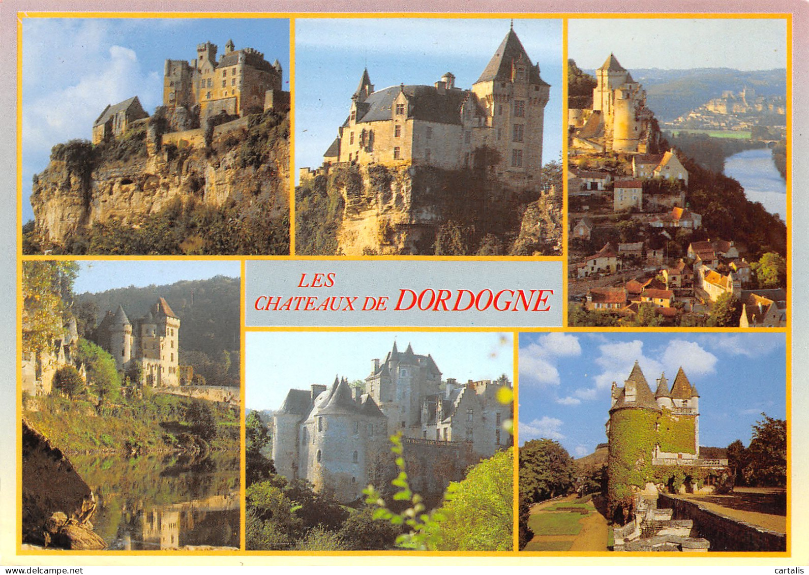 24-VALLEE DE LA DORDOGNE LES CHATEAUX-N°3825-A/0199 - Other & Unclassified