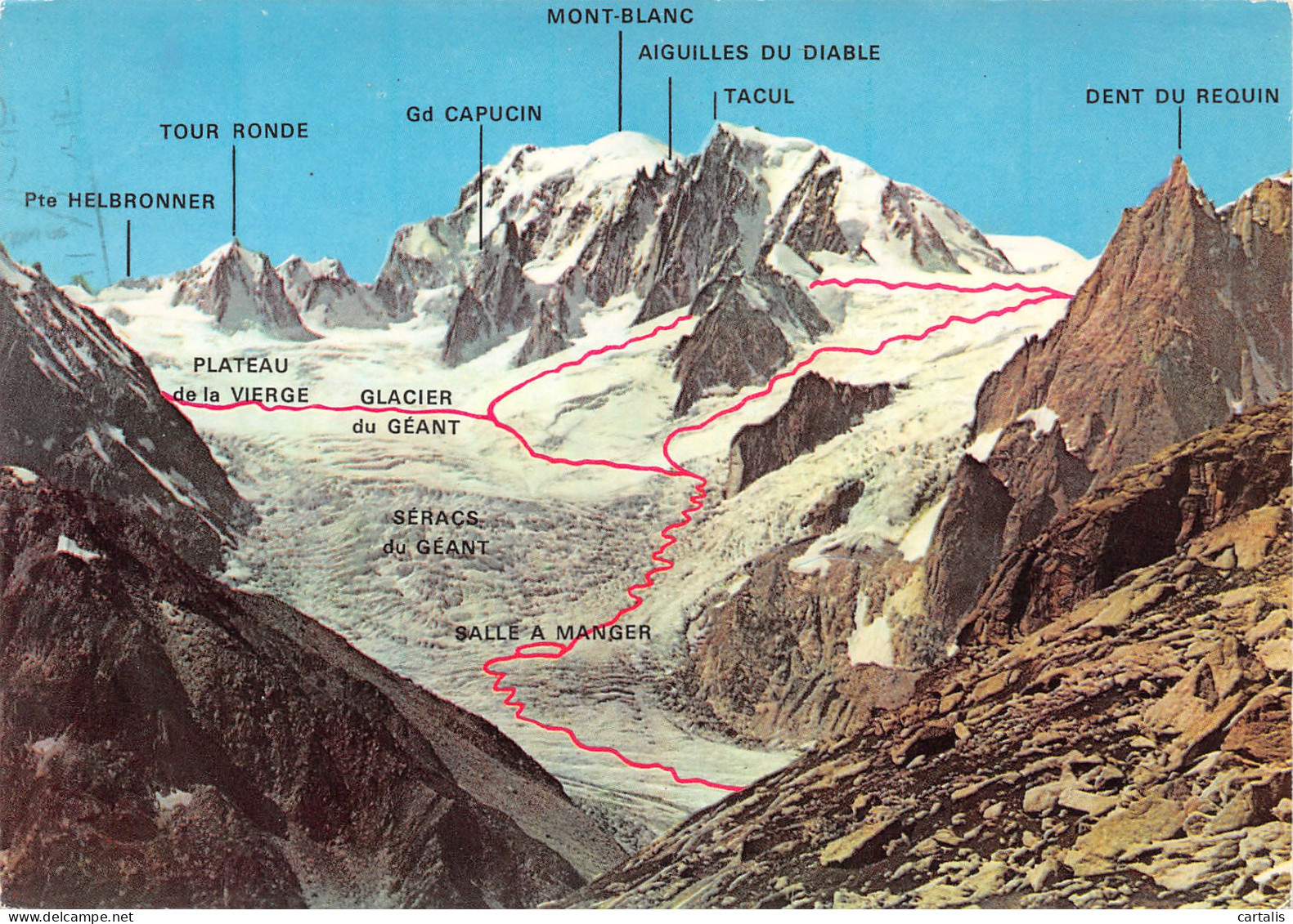 74-AIGUILLE DU MIDI-N°3825-A/0139 - Other & Unclassified