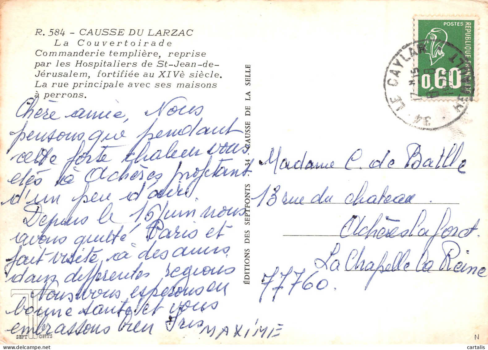 12-CAUSSE DU LARZAC-N°3826-A/0109 - Andere & Zonder Classificatie