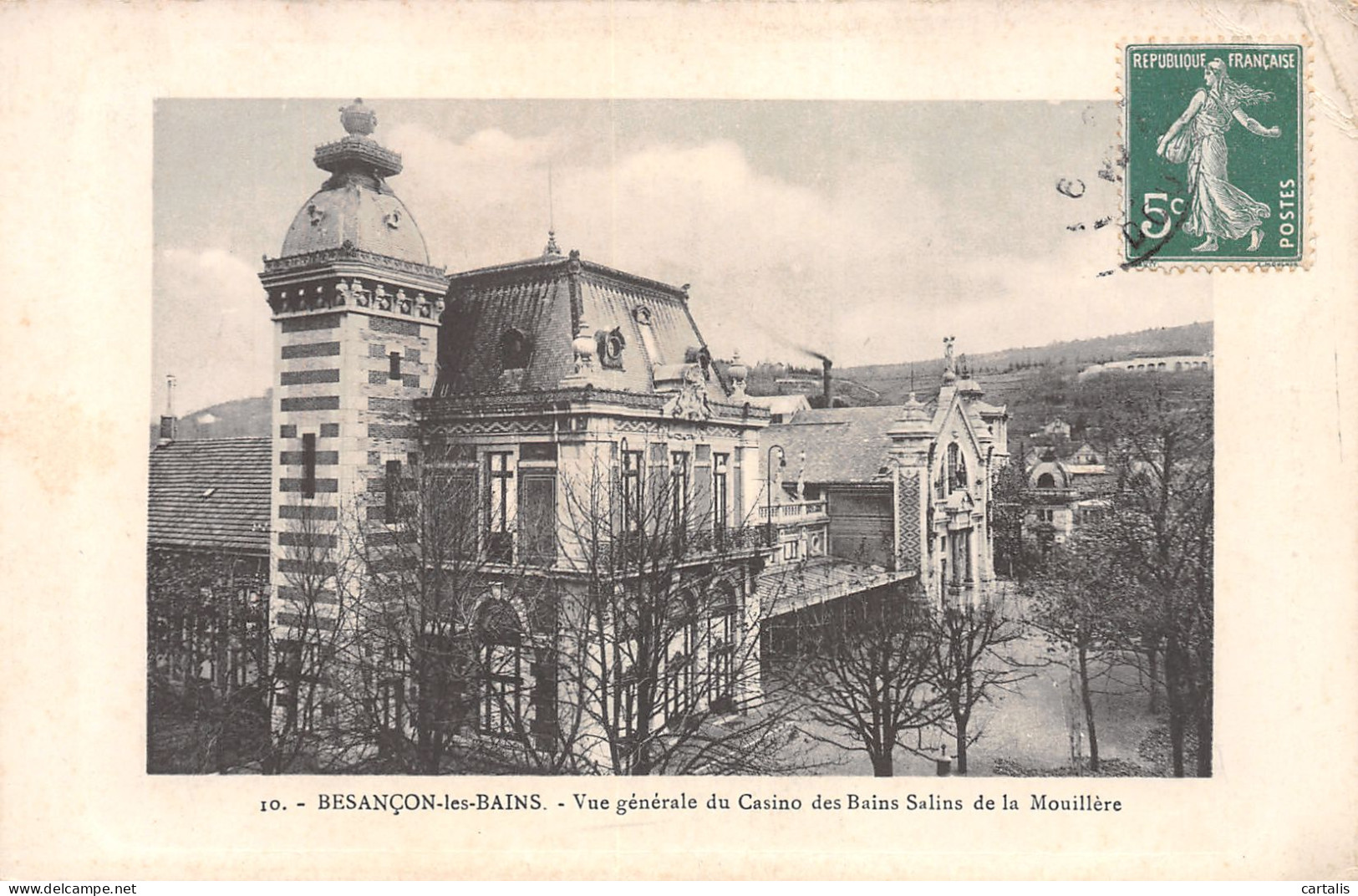 25-BESANCON LES BAINS-N°3825-E/0027 - Besancon