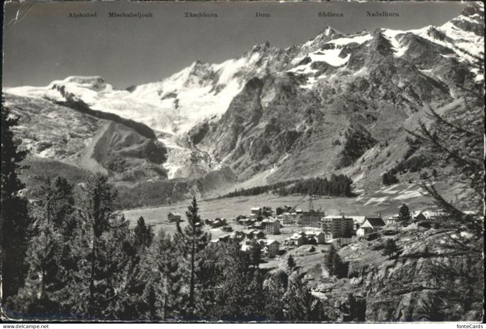 11337227 Saas-Fee Mit Alpenpanorama Saas Fee - Autres & Non Classés