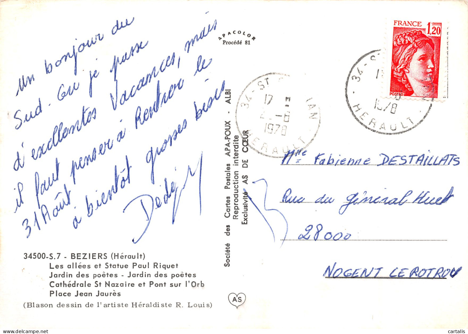 34-BEZIERS-N°3825-D/0293 - Beziers