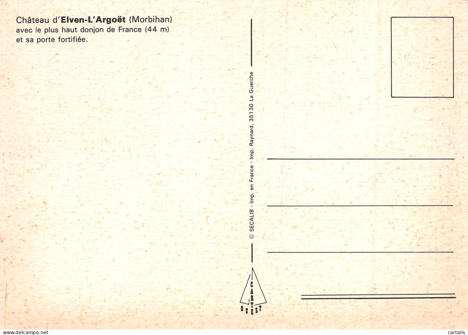 56-ELVEN L ARGOET-N°3825-D/0251 - Elven