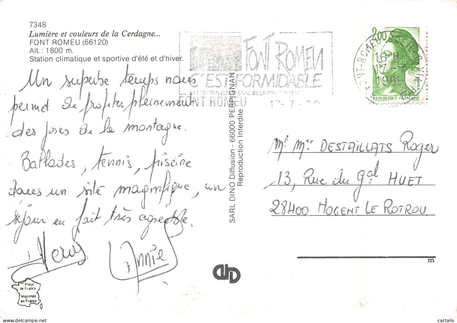 66-FONT ROMEU-N°3825-D/0225 - Other & Unclassified