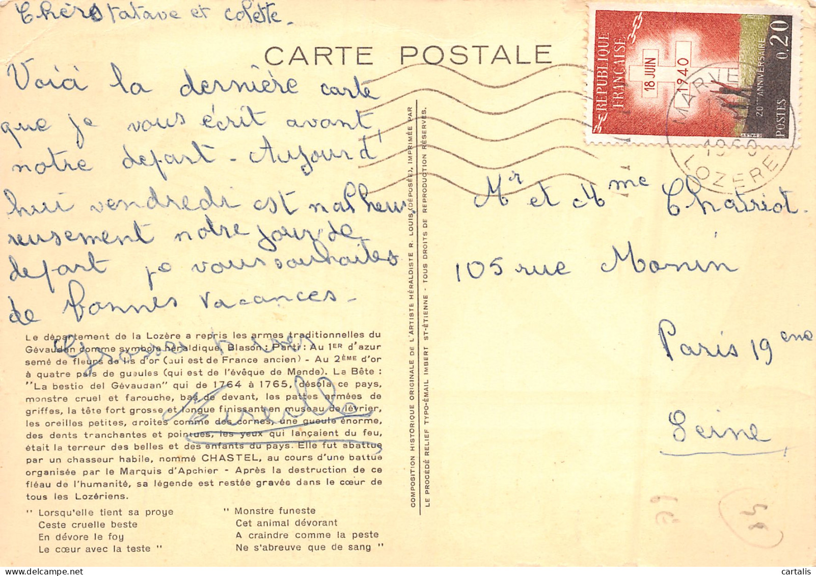 48-LOZERE LE GEVAUDAN-N°3825-D/0103 - Other & Unclassified