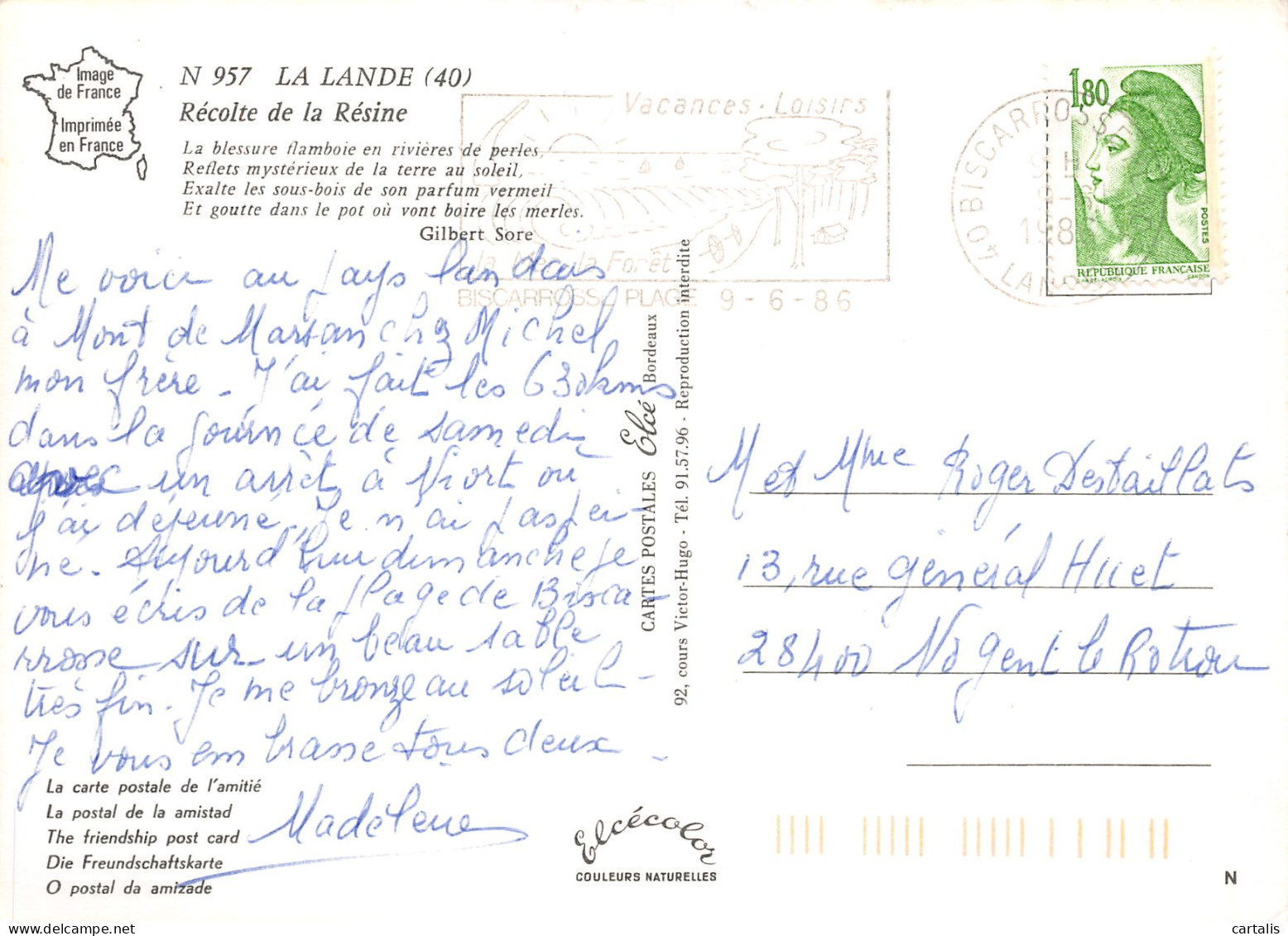 40-LA LANDE-N°3825-D/0067 - Other & Unclassified